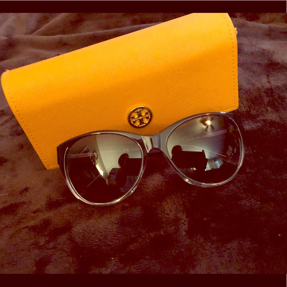 Tory Burch purple sunglasses